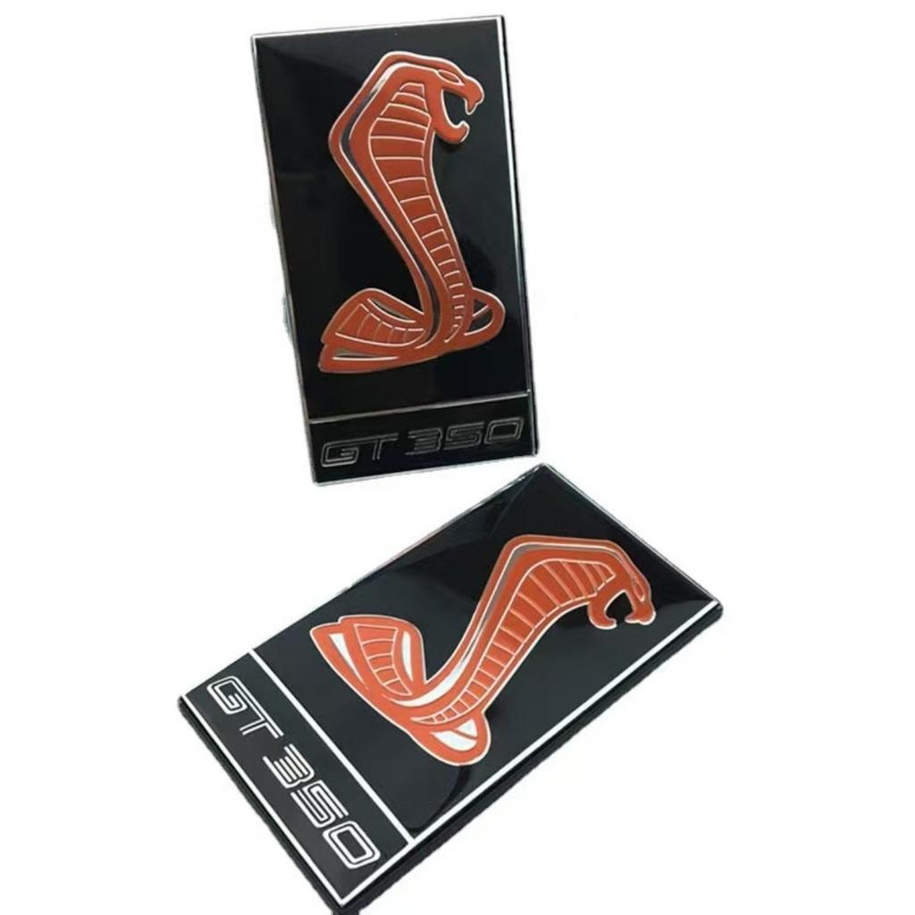 3D Metal Snake Cobra logo Car Front Grille Badge Side Fender Rear Trunk Emblem Stickers Auto Styling Accessories