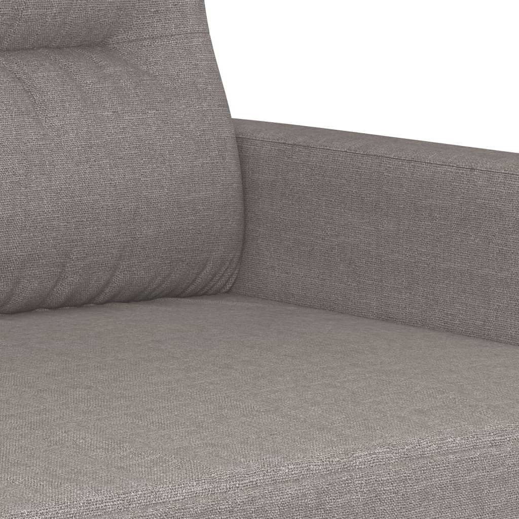 Vidaxl 4-Cz. Komplet Wypoczynkowy Z Poduszkami, Taupe, Tkanina