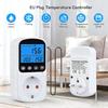 1 шт. Вилка для розетки ЕС Цифровой термостат Розетка Регулятор температуры Таймер Переключатель Точность Охлаждение Нагрев Регулятор Термометр