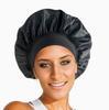 Шапочка для душа с широкими полями из эластичного атласа для ухода за волосами — для сна, посещения салона и душа для женщин