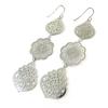 [N8361] - Silver 'Carmen' Designer Earrings