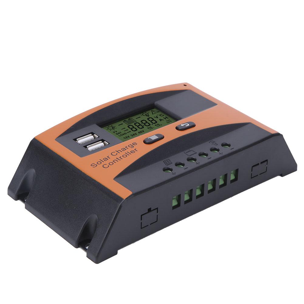 ШИМ Контроллер заряда солнечной батареи Автоматическая идентификация 1224В Регулятор солнечной панели 20А