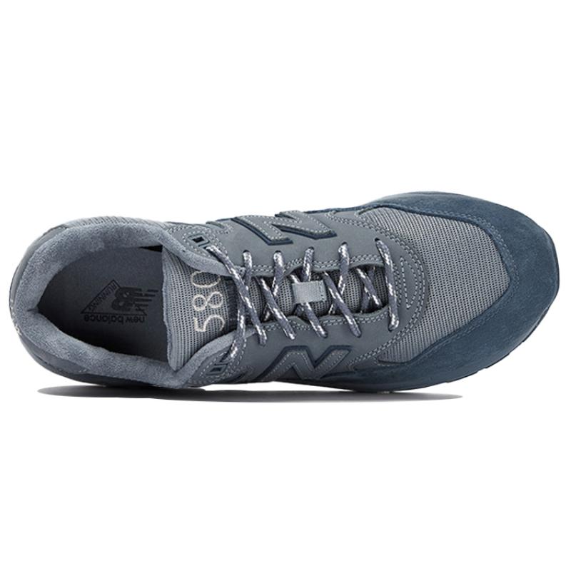 New Balance Серия 580 Нескользящие Дышащие Низкие Ретро Синие Кроссовки CMT580OC