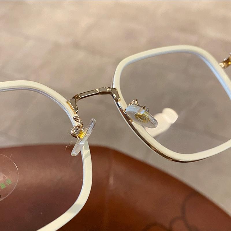 2Pcs Women'S Anti Blue Light Myopia Glasses Fashionable Ultra Light Large Frame Glasses Personalized High-End Myopia Glasses