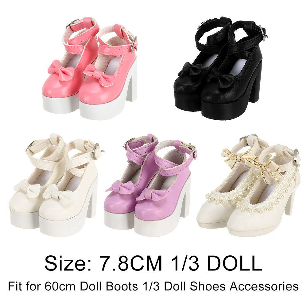 7.8CM Doll Wearing 5 Styles 60cm Doll Boots Play House Accessories Differents Color Fabric Shoes
