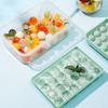 Ice Cube Lid Tray with Round Ice Ball Maker 24/36-Cavity Ice Mold BPA-Free