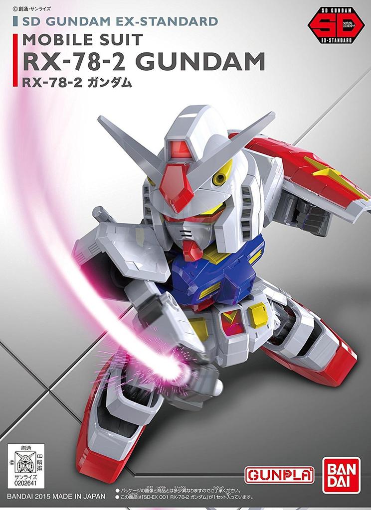 BANDAI SPIRITS SD Gundam EX Standard Пластиковая модель Гандам RX-78-2