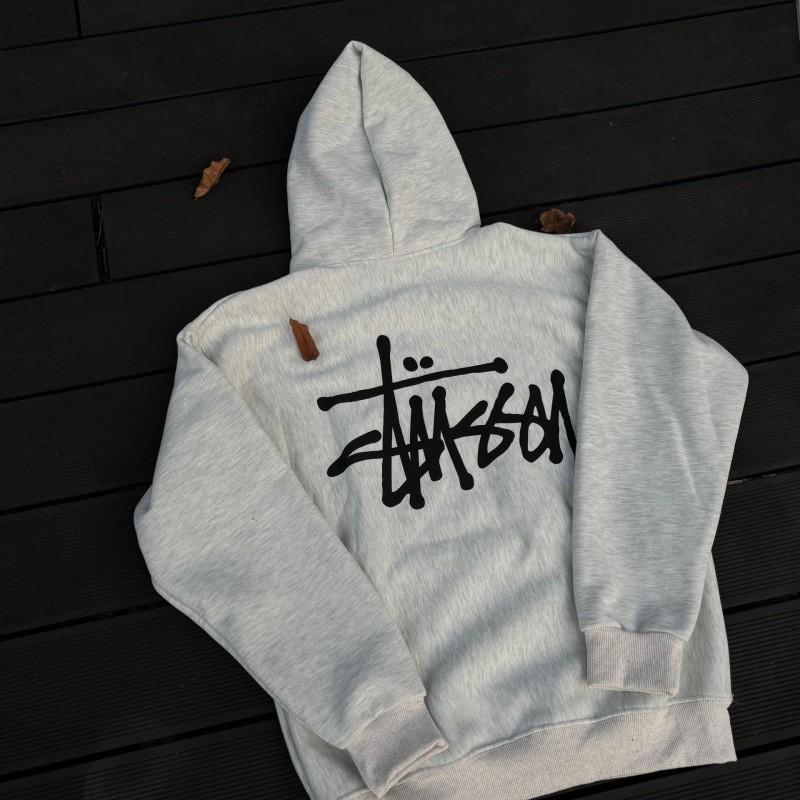 Heavyweight Cotton Hooded Sweatshirt Loose Fit Teens Daily Wear