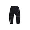 Li Ning Badfive Sports Basketball Series Jianghu Hero Patchwork Cuffed Loose Sports Брюки мужские брюки черного цвета AKXQ561-1