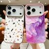 Чехол для iPhone 18 Pro Max Стыковка Мраморный узор Кожаная текстура Силиконовая крышка Для iPhone 17 16 15 14 13 Pro Max 16E 17E