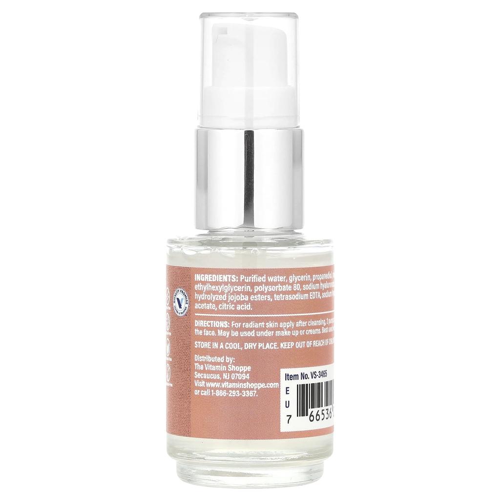 Hyaluronic Acid Moisturizing Serum, 1Oz