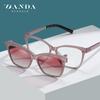 New European and American Magnetic Eyeglass Frames for Myopia CG7704Dual-purpose mirror TR90Ultra-light fashionable polarized sunglasses for drivers