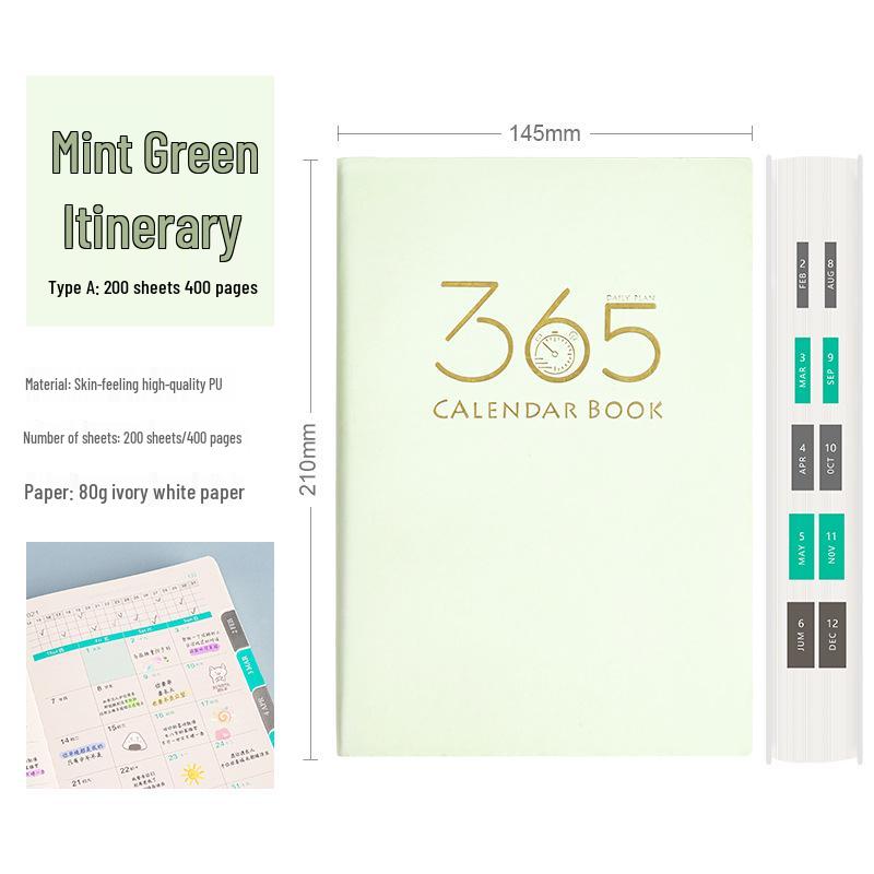 2025 Ноутбук: 365-дневный планировщик для самодисциплины, управления временем и эффективности работы