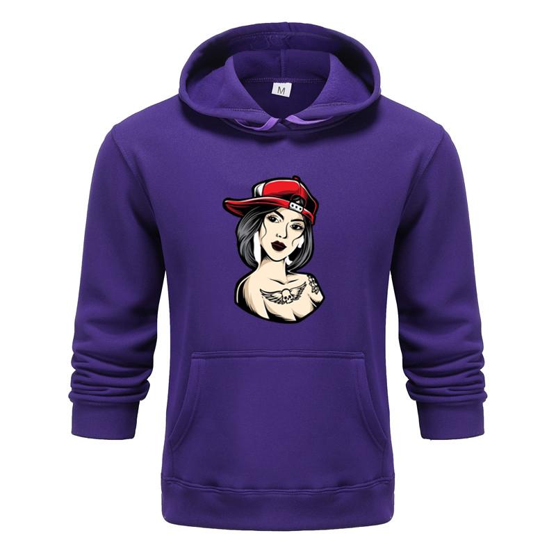 Осенне-зимняя новая персонализированная женская одежда с принтом аватара, мужская и женская толстовка с капюшоном для любителей, пуловер, спортивная толстовка для бега