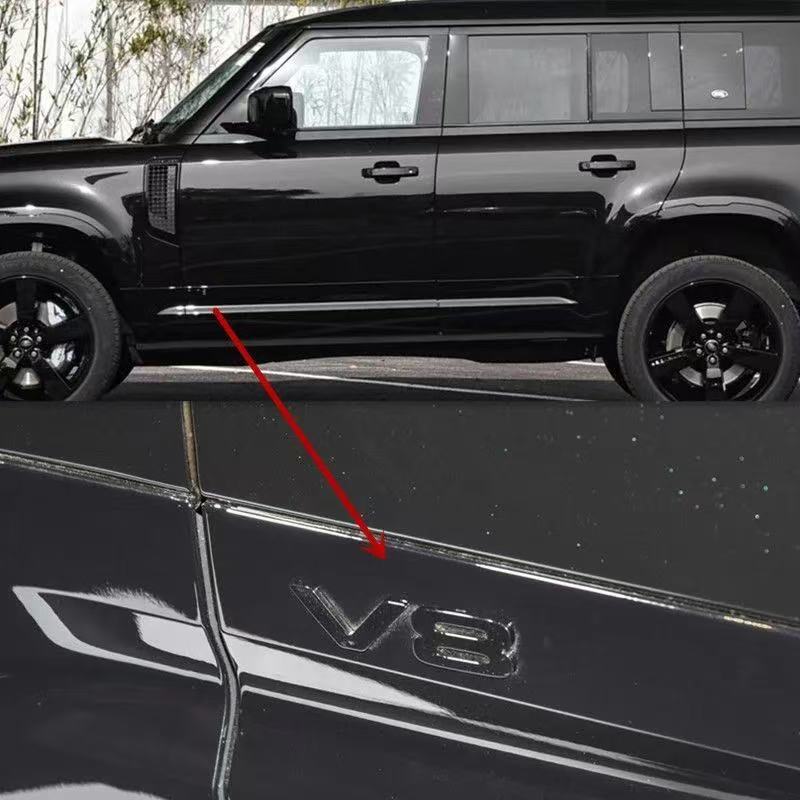 Letter Sticker for Land Rover Defender Hood, Front Bonnet Logo Emblem Badge, Exterior Decoration Modification FG3