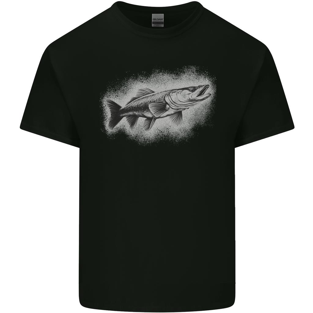 A Pike Fish Drawing Fishing FisherUnisex Unisexs Light Cotton TShirt