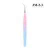 Free Custom Rose Gold pink with Gold Eyelash Extension Tweezers Private Label 410 Stainless Steel  Lash Tweezers