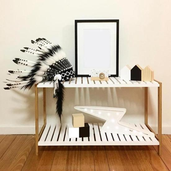 Children Party American Native Indian Synthetic Feather Headdress Hat Photography Prop