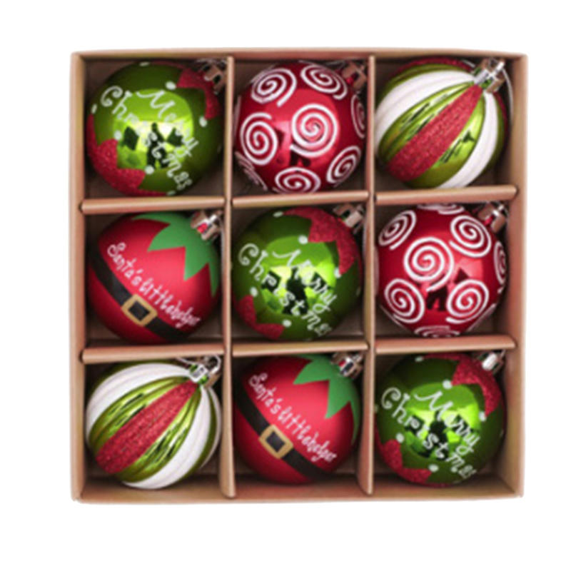 Набор елочных украшений Небьющиеся рождественские подвесные шары для праздничного декора