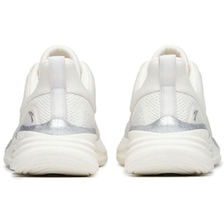 Anta Training Series Shock Absorbing Non-Slip Wear-Resistant Breathable Lightweight Low-Top Running Shoes Women Sneaker Silver 922217704-1