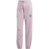 X Stella McCartney Collaboration Letter Print Loose Cuff Knit Sports Брюки женские Брюки розовые IA1500