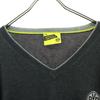 BORUSSIA DORTMUND Elbow Patch One Point Embroidery Football Long Sleeve V Neck Knit Men's Used