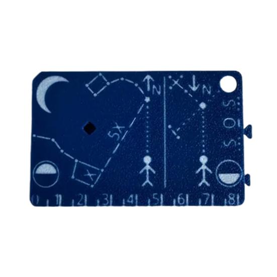 1/2 шт. Карманный путеводитель по выживанию, легко читаемый, портативный, легкий, для путешествий на открытом воздухе, кемпинга, охоты, походов, свет, тень, звездная навигационная карта, инструменты