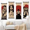 Printed Canvas Japanese Animation Poster One Piece Home Decoration Lufei Murals Zorro Wall Art Works