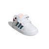 Adidas Neo Breaknet Comfortable Non-Slip Durable Low-Top Walking Shoes Baby Shoes White Blue GZ7646