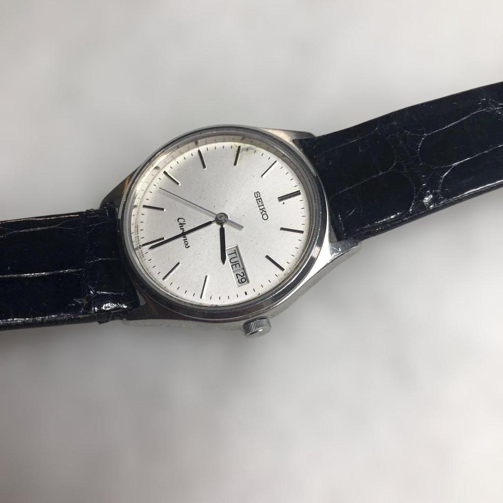 [USED] SEIKO Chronos Quartz Wristwatch, Working Condition, 5H23-7D40
