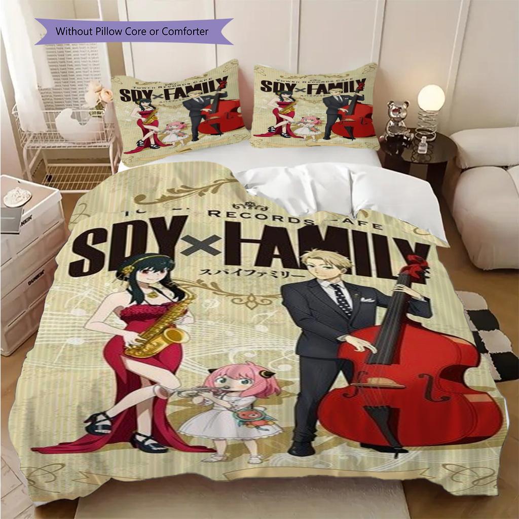Anime Set Cute Characters Bedding 1 Duvet Cover 2 Pillowcase Without Core Duvet Cover And Pillowcase Bedding Set Soft And Comfortable