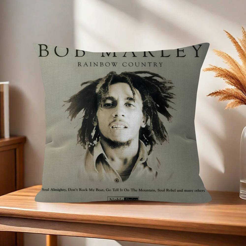 Office Cushion Pillowcase Car Cushion CoverXCM Lumbar Pillowcase Sofa Pillowcover Classic BobS Marley TThe Wailers