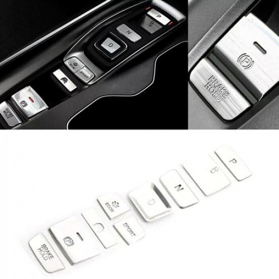 Interior Gear Shift Box Panel Button Sequin Cover Fit For Honda Accord 2018-