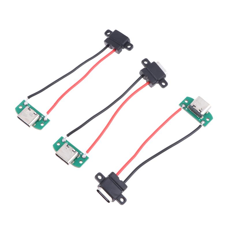 1/3 шт. 3A 5V USB-розетка типа C и USB-розетка типа A с разъемом для кабеля