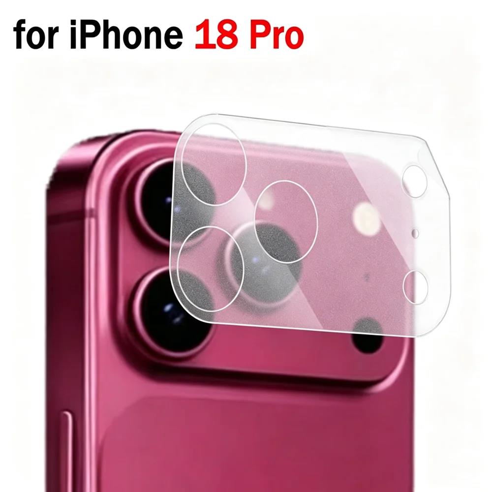 1-5Pcs Matte Transparent Camera Lens Protector for IPhone 18 Pro Max Soft Hydrogel Film Quick Install Lens Mount Protective Film 4
