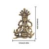 Metal Buddhas Statues for Meditations Decors,Buddhas Statues Figurines Spiritual Decors Table Centrepieces Nuwa Statue