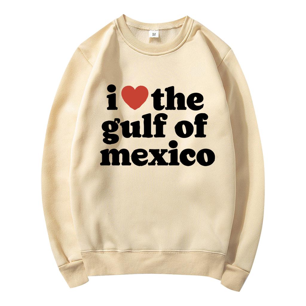 Унисекс офсетный принт круглый вырез свободный свитшот с длинными рукавами