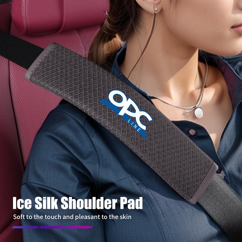 Universal Car Ice Silk Shoulder Protection Pad Interior Accessories For Opel Corsa Astra Insignia Vectra Zafira Meriva