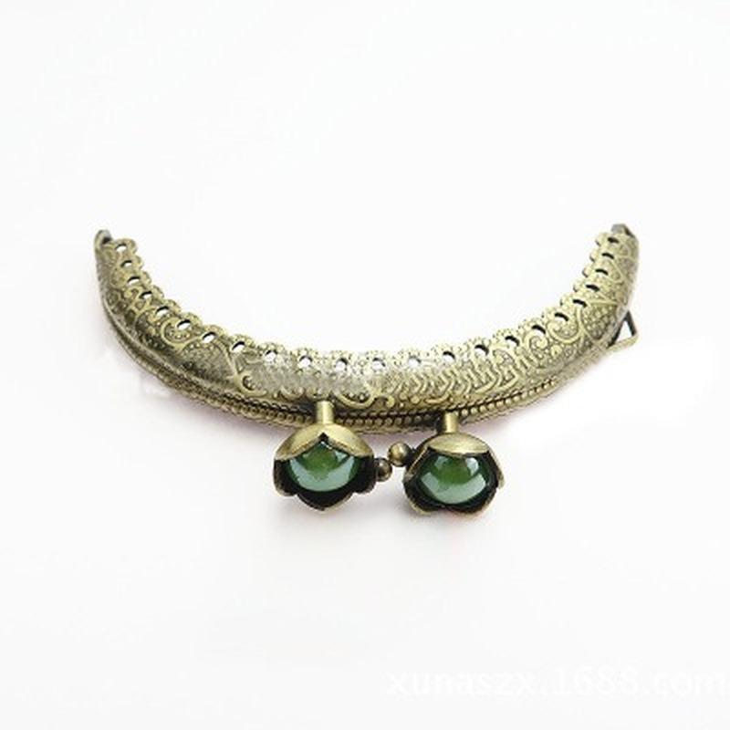 8,5 см DIY винтажное тиснение головы кошелек для монет рамка металлическая застежка клатч детали сумки DIY аксессуары для кошелька