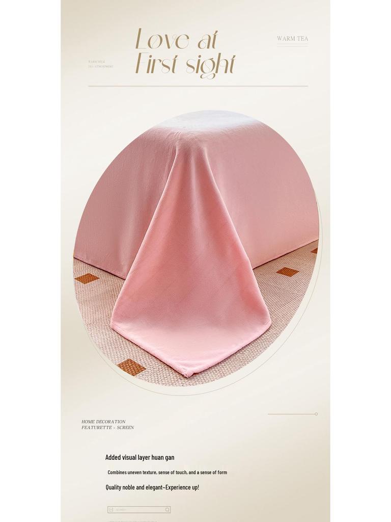 Princess Style Milk Velvet Lace 4-Piece Set: Embroidered Duvet Cover & Solid Color Bed Sheet