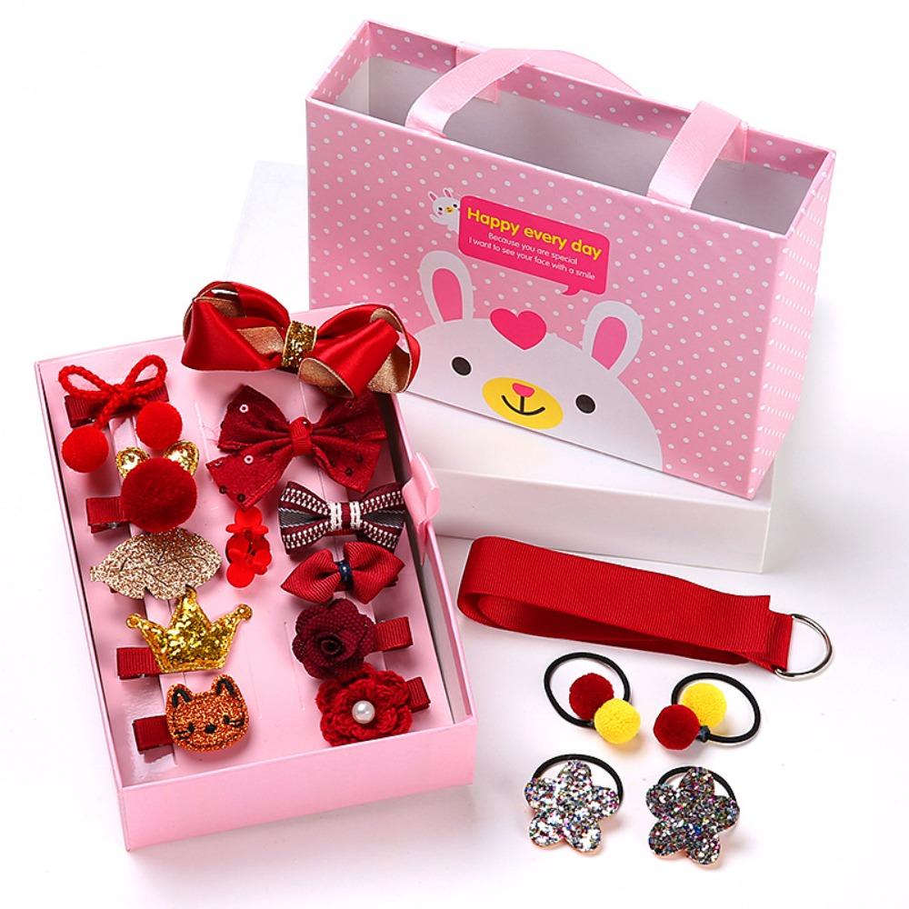 18 Pieces New Design Baby Hair Accessories 18 Pieces Children Barrettes  Gift Giving Occasion
