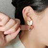 Серьги-бабочки Niche Design, High-End Sense, без проколов ушей, клипсы, серьги-гвоздики, для женщин