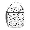 Dalmatian White And Black Dalmatian Dog Print Insulated Lunch Bag for Women Kids Portable Food Boxes Thermal Lunch Box Tote