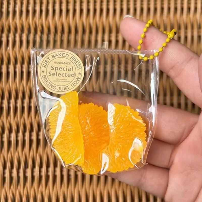 Kawaii симуляция стресса игрушка липкая Tpr мини фруктовая сумка брелок кулон помощь супер мягкая сжимаемая игрушка подарки для детей