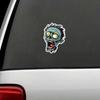 Zombie Car Stickers Waterproof Vinyl Decals Auto Body Window Bumper Decor Motorcycle Helmet Stickers TM314
