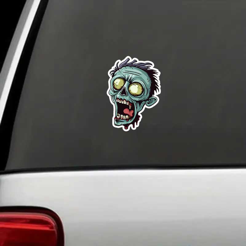 Zombie Car Stickers Waterproof Vinyl Decals Auto Body Window Bumper Decor Motorcycle Helmet Stickers TM314