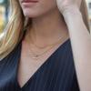 Double Layered Titanium Steel Necklace Women Minimalist Luxury Clavicle Chain Stainless Jewelry
