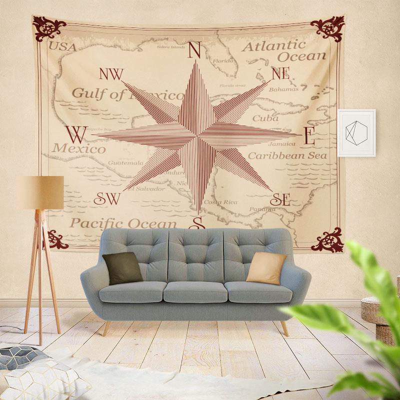 Mandala Tapestry Bedroom Decoration Painting Room Background Wall Cloth Bedhead Hanging Cloth