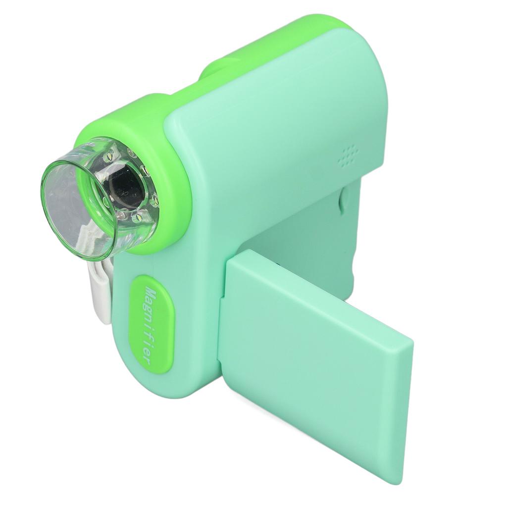 Kids Microscope 1000X Handheld Digital Microscope 2 Inch Color Display Screen Portable Pocket
