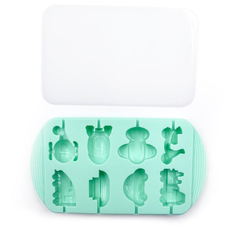 Силиконовая форма для леденцов в форме фруктов с крышкой и форма для сырных палочек